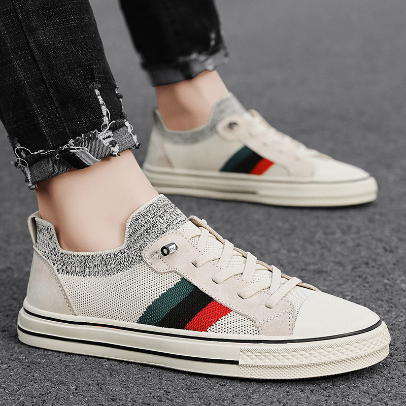 Muške platnene Slip-On tenisice, prozračne, antibakterijske, casual, s niskim gornjim dijelom