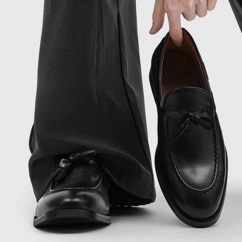 Ljetne brog cipele s resicama za muškarce, prozračne, s špicastom nosom, slip-on casual loafers 24306-H