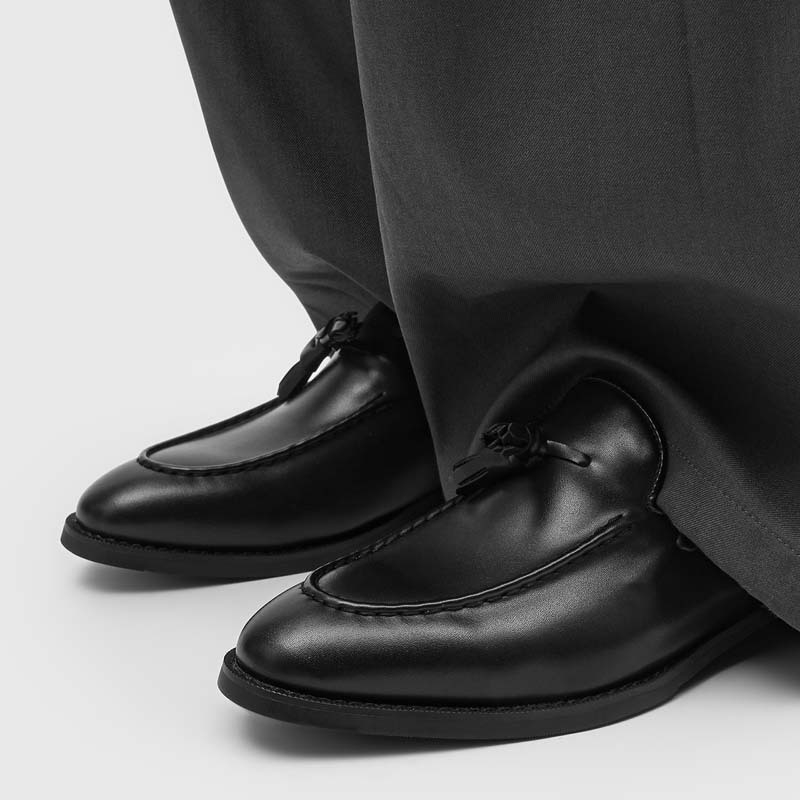Ljetne brog cipele s resicama za muškarce, prozračne, s špicastom nosom, slip-on casual loafers 24306-H