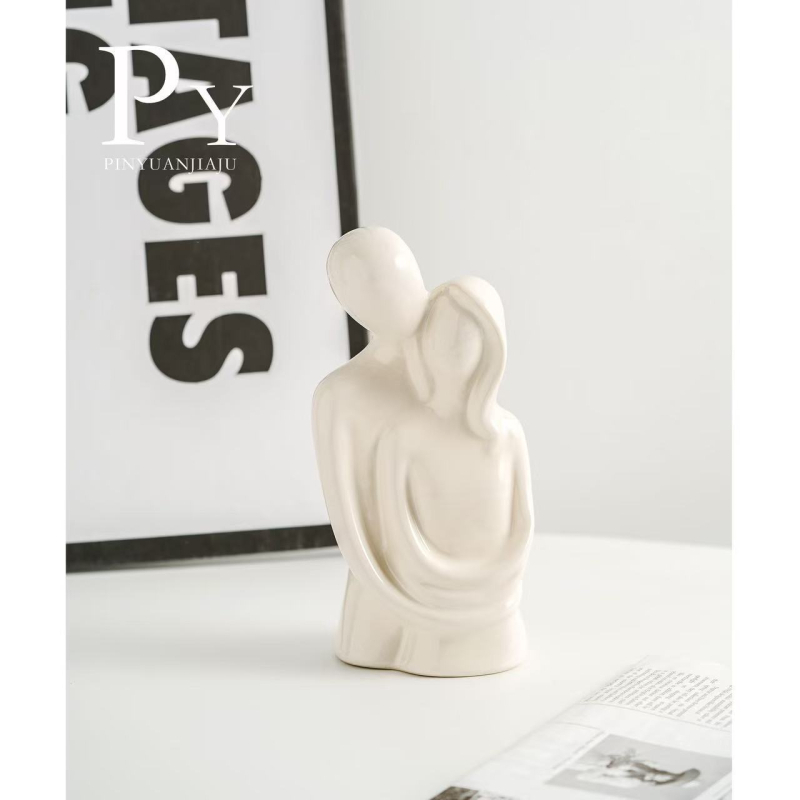 Skandinavska kreativna apstraktna figura zagrljaja – minimalistička dekoracija za dnevni boravak i spavaću sobu, elegantan poklon