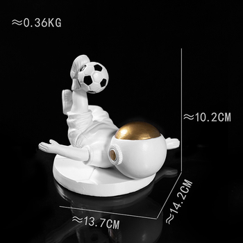 Kreativna astronaut figura od smole za kućnu dekoraciju, stolni ukras u modernom stilu laganog luksuza