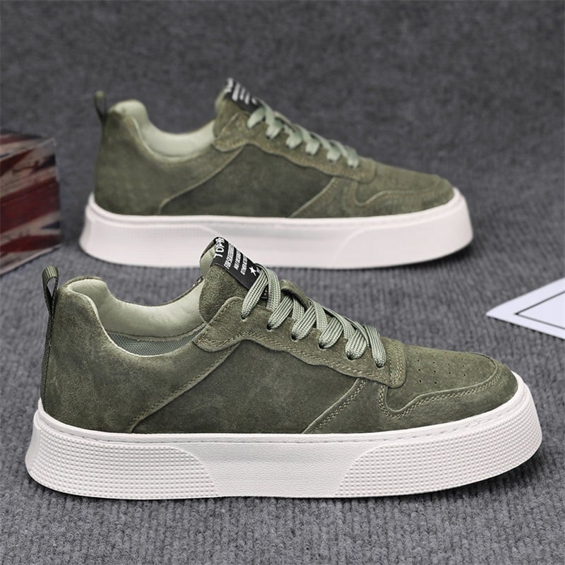 Мъжки пролетни обувки 2025 с дишаща мека подметка и цветни панели, board shoes за ежедневието