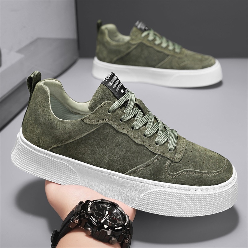 Мъжки пролетни обувки 2025 с дишаща мека подметка и цветни панели, board shoes за ежедневието