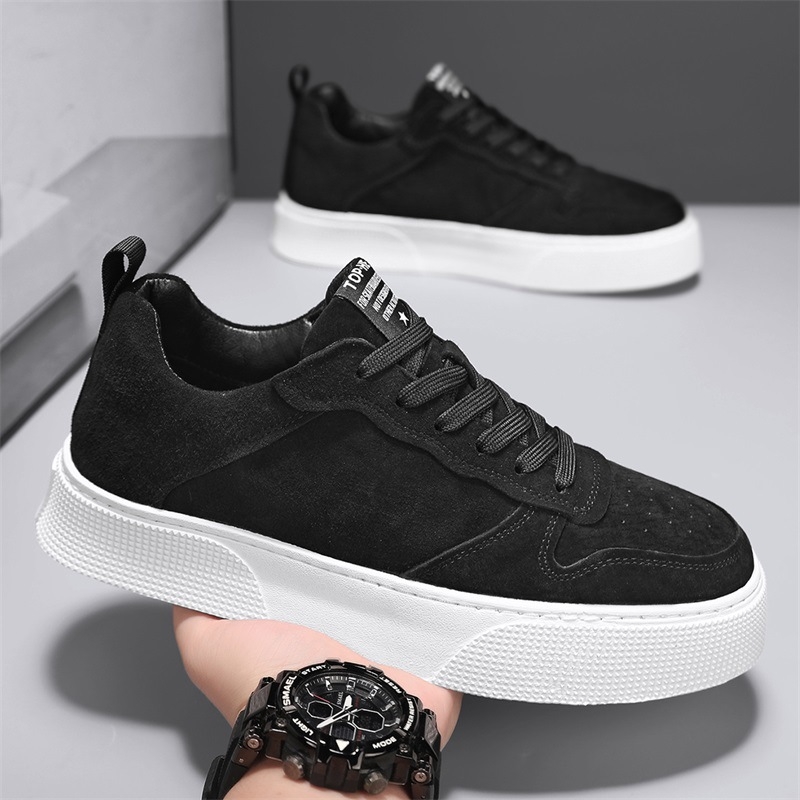 Мъжки пролетни обувки 2025 с дишаща мека подметка и цветни панели, board shoes за ежедневието