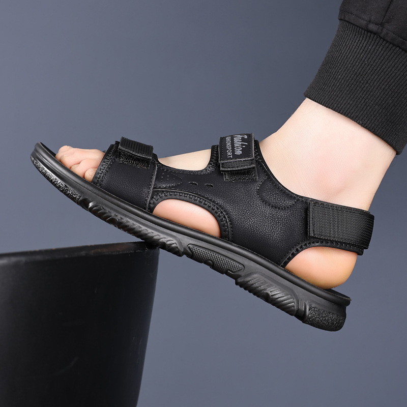 Férfi Velcro-s nyári szandálok, 46–50-es méretek, lélegző