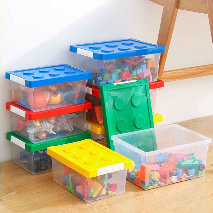 LEGO kutija za pohranu igračaka, veliki kapacitet, organizator za građevne blokove za djecu