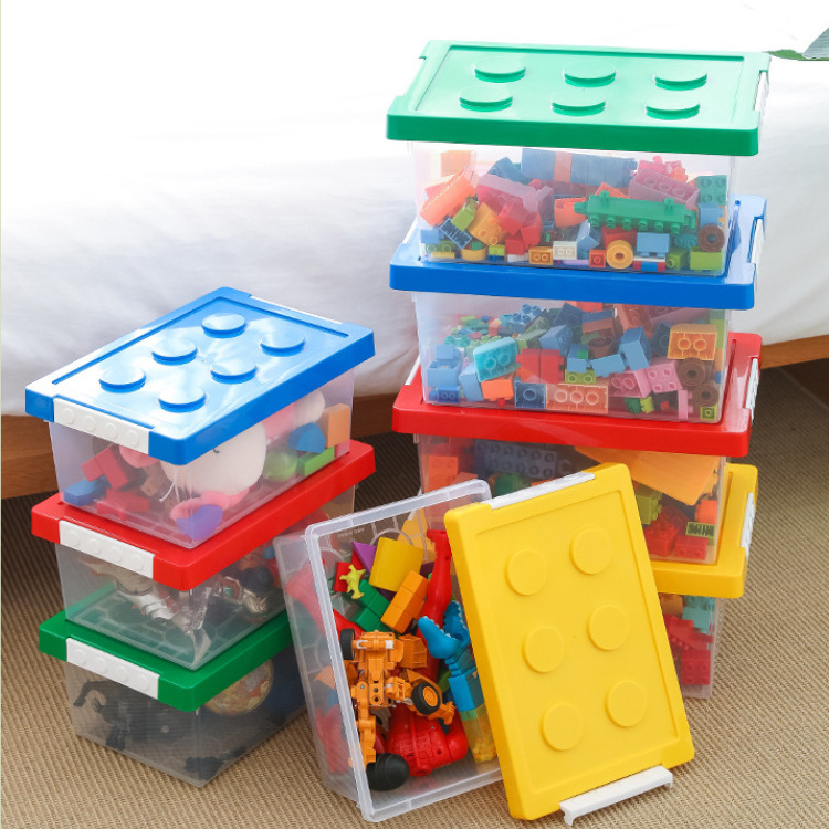 LEGO kutija za pohranu igračaka, veliki kapacitet, organizator za građevne blokove za djecu