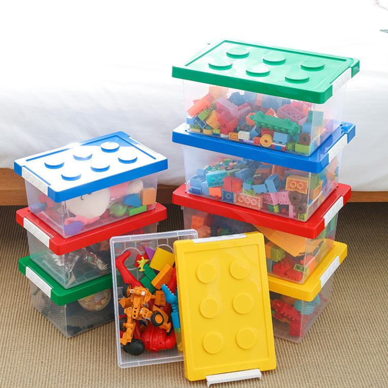 LEGO kutija za pohranu igračaka, veliki kapacitet, organizator za građevne blokove za djecu