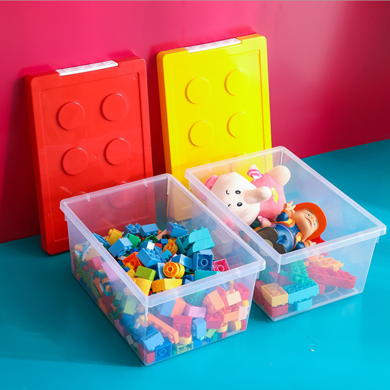 LEGO kutija za pohranu igračaka, veliki kapacitet, organizator za građevne blokove za djecu