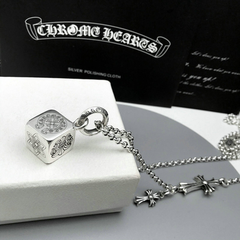 Chrome Hearts križni privjesak s bakrenom lancem, dužine 61–70 cm, unisex, punk stil