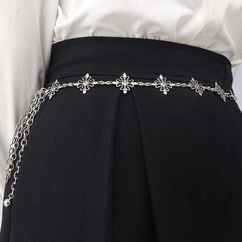 Unisex metalni lanac za struk s retro uzorkom, dodatak etničkom stilu