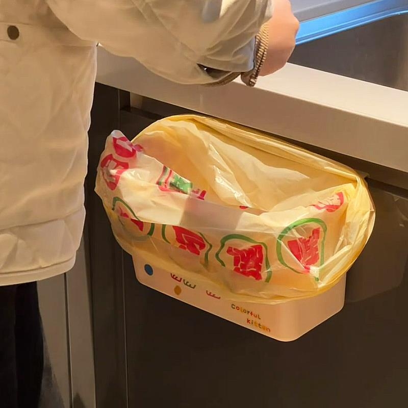 Zidni koš za otpad, ormarić-stil, bez poklopca, 5–10 L, za kuhinju, dnevni boravak, spavaću sobu i kupaonicu