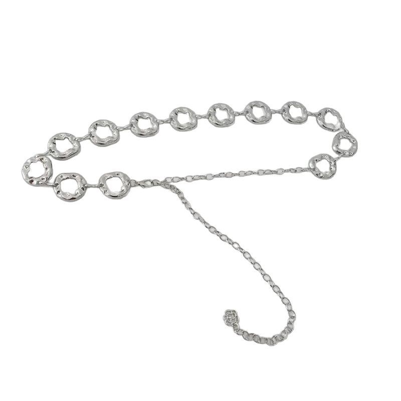 Ženski metalni lanac za struk, visoka kvaliteta, svestran dodatak, duljina 110–115 cm, širina 2–4 cm