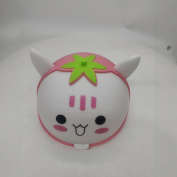 Slatka košara za odlaganje otpada s dizajnom panda i mačjih ušiju, kapak na pritisak, za kućnu upotrebu, kreativni spremnik za pohranu, crtani stil