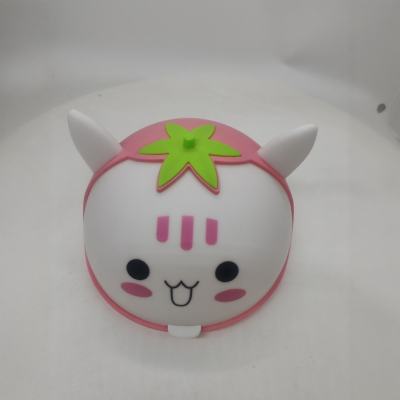 Slatka košara za odlaganje otpada s dizajnom panda i mačjih ušiju, kapak na pritisak, za kućnu upotrebu, kreativni spremnik za pohranu, crtani stil