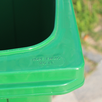 Vanjski 360 L veliki plastični koš za otpad s kotačićima za sortiranje otpada na ulici