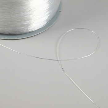 Prozirna kristalna TPU elastična nit za DIY narukvice, 0,8 mm