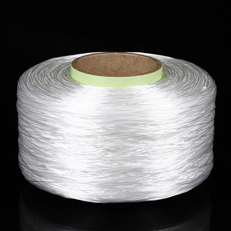 Kristalna elastična nit za perle, 4500 m po roli, bijela prozirna, čvrsta i visoko rastezljiva za DIY nizanje perli.