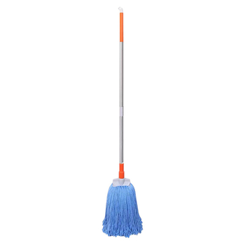 Mop bez tragova uz konac, debeli vlaknasti mop, plosna glava mop, nehrđajući čelik, tradicionalni kućni mop, čišćenje jednim prolazom