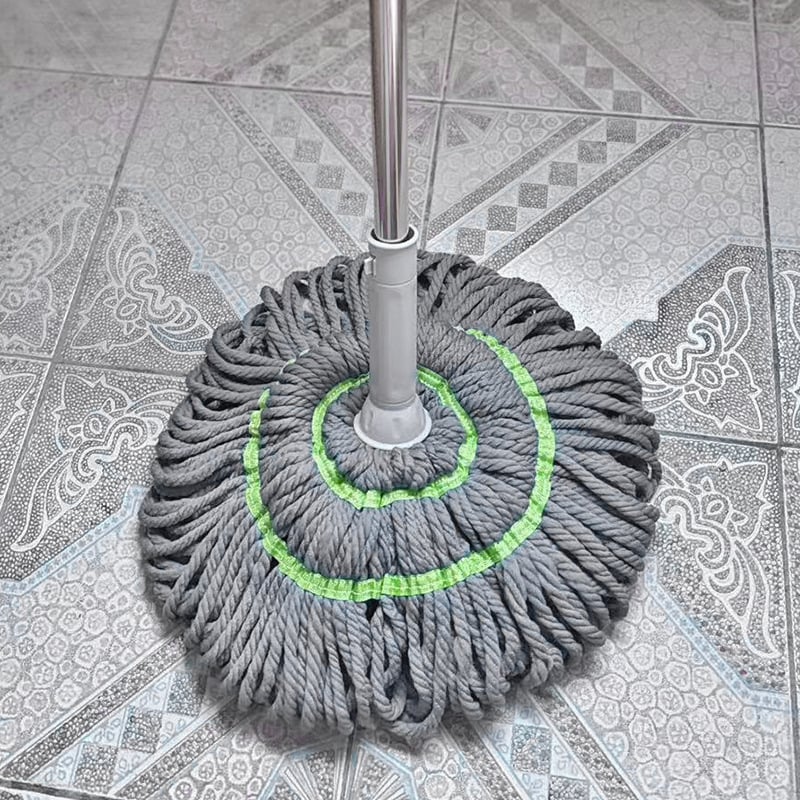 Kućni teleskopcki mop bez dodirivanja, suho i mokro čišćenje, okretna glava, upijajuća krpa, čisto jednim pokretom