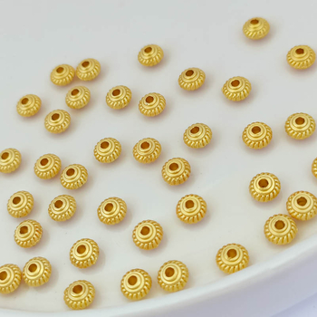 50 kom. 5 mm UFO spacer perle, boja starog zlata, za ručno izrađene narukvice i DIY nakit