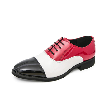 Pantofi bărbați din piele cu vârf ascuțit, stil coreean, mărime mare, britanic inspirat, pantofi eleganți-casual cu șireturi, lucioși