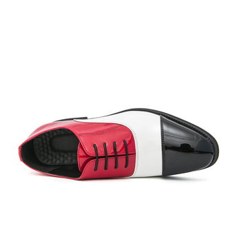 Pantofi bărbați din piele cu vârf ascuțit, stil coreean, mărime mare, britanic inspirat, pantofi eleganți-casual cu șireturi, lucioși