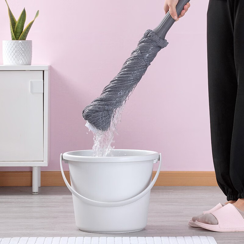 Nehrđajući čelični okretni mop s automatskim iscijeđivanjem, bez ruku, za kućnu upotrebu