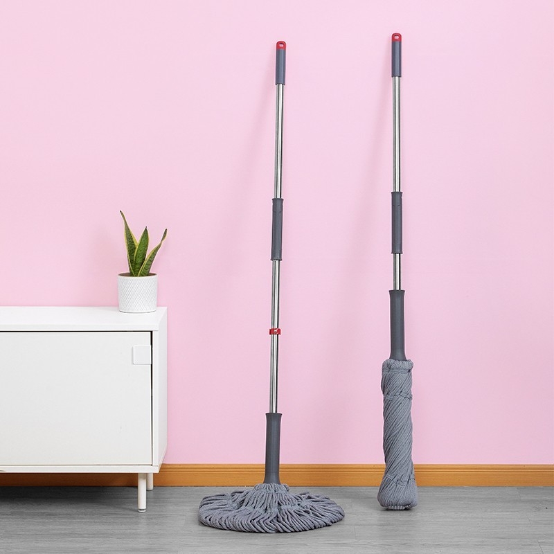 Nehrđajući čelični okretni mop s automatskim iscijeđivanjem, bez ruku, za kućnu upotrebu