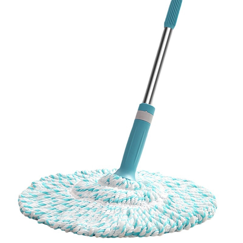 Meiliya twist mop od pamukovog vlakna, bez uporabe ruke, kućna uporaba i kupaonica, 125 cm drška od nehrđajućeg čelika