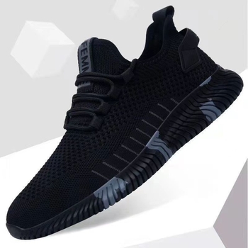 Мъжки спортни обувки Flyknit с мрежеста горна част, проветриви леки обувки за бягане, пролет-лято 2026
