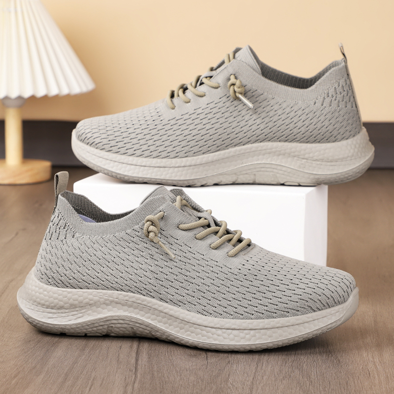 Férfiak számára lélegző Flyknit cipő, mindennapi kényelmes talppal