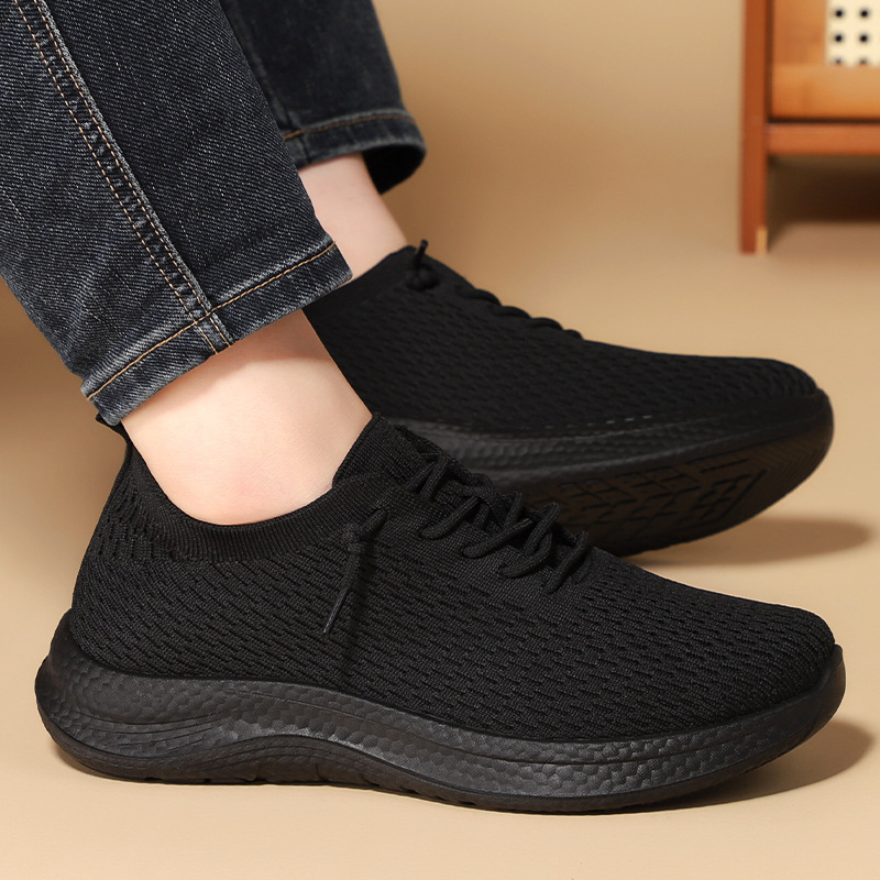 Férfiak számára lélegző Flyknit cipő, mindennapi kényelmes talppal