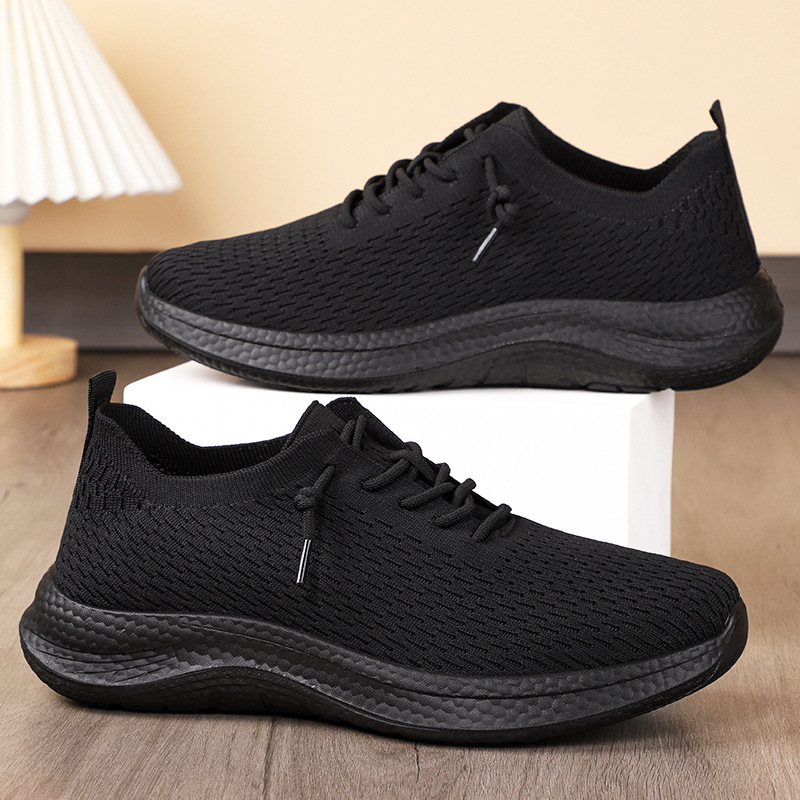 Férfiak számára lélegző Flyknit cipő, mindennapi kényelmes talppal