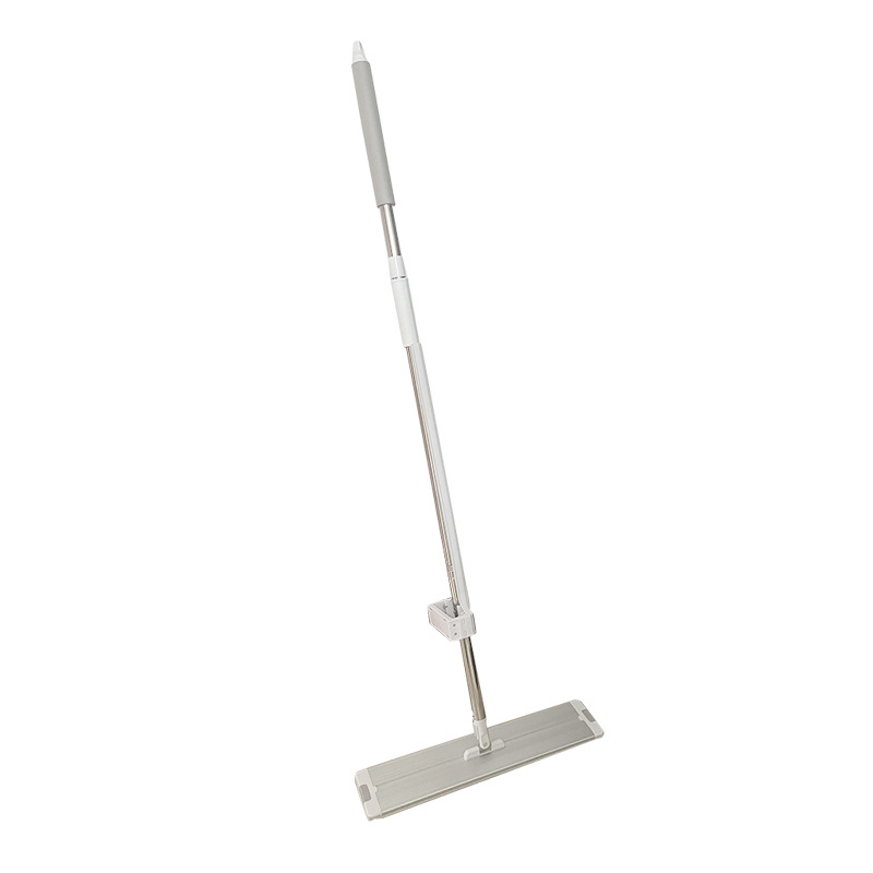 Ploški mop za kućnu upotrebu, čišćenje u jednom koraku, dvostruka upotreba suho/mokro, apsorpcijski mikrovlaknasti mop za kupaonu, glava 50 cm