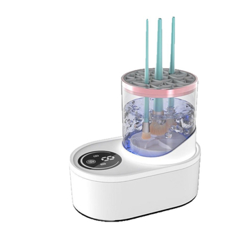 Curățător multifuncțional pentru pensule de machiaj — instrument all-in-one pentru curățarea bureților de pudră și pensule