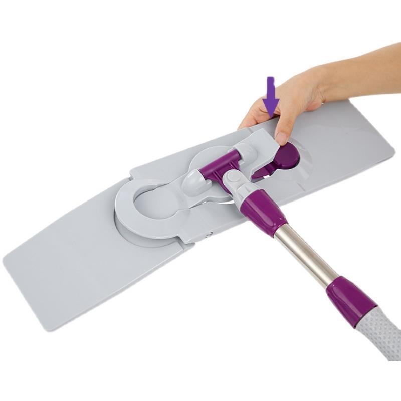 65 cm debeli plosnati mop glava s metalnom šipkom, pamukasta glava za mop, zamjenska krpa 52×12