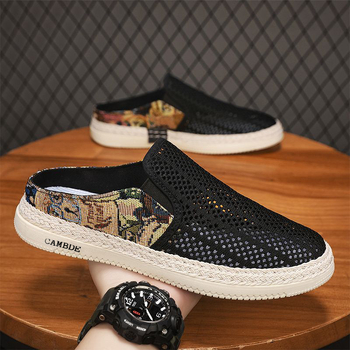 Nyári férfi mesh lélegző slip-on – könnyű, kényelmes cipő sétákhoz