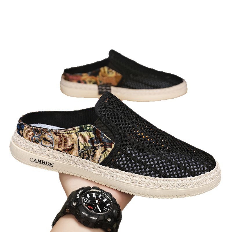Nyári férfi mesh lélegző slip-on – könnyű, kényelmes cipő sétákhoz