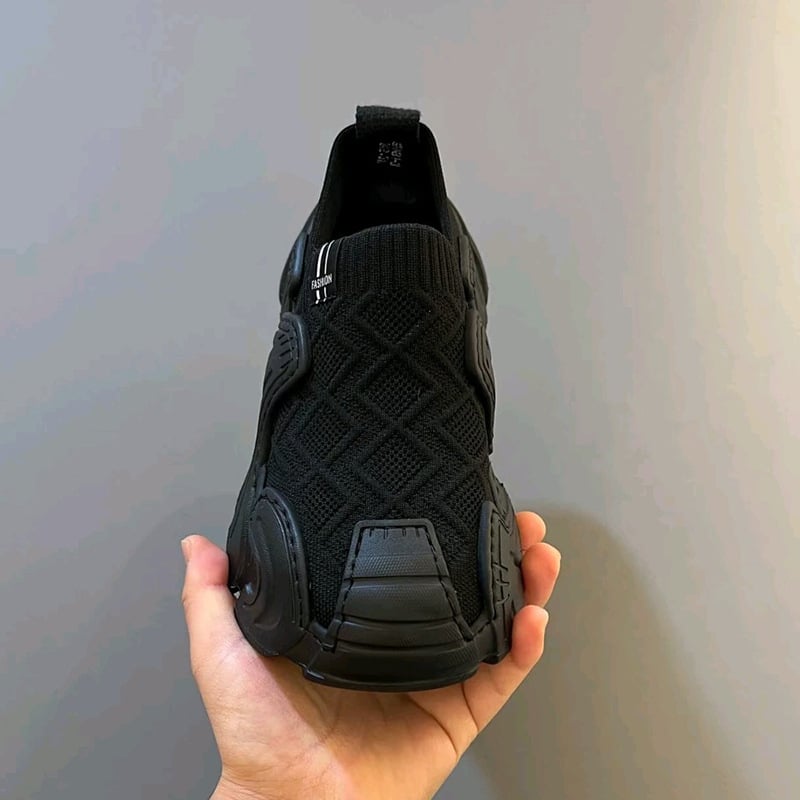 Pantofi sport pentru bărbați, cu partea superioară din plasă respirantă, slip-on, ușori și versatili, talpă groasă