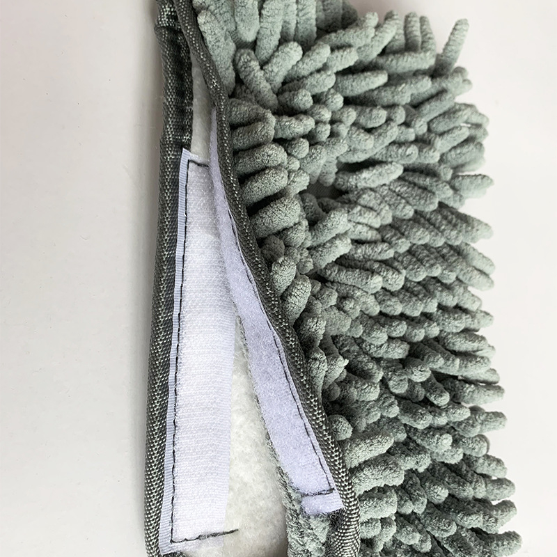 Dvostrani Chenille mop za kućnu uporabu, plosnati mop s teleskopskom drškom od 120 cm, čišćenje bez dodira rukama