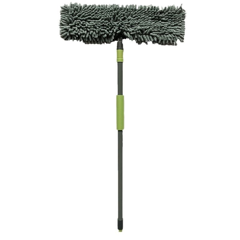 Dvostrani Chenille mop za kućnu uporabu, plosnati mop s teleskopskom drškom od 120 cm, čišćenje bez dodira rukama