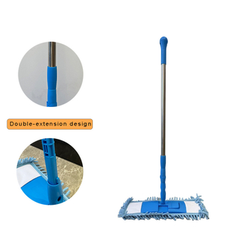 Chenille mop s produženom ručkom, dugi plosnati mop s tkaninom od mikrovlakana za kućno čišćenje podova