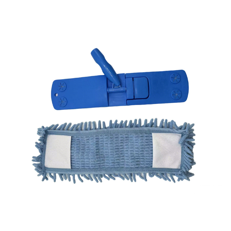 Chenille mop s produženom ručkom, dugi plosnati mop s tkaninom od mikrovlakana za kućno čišćenje podova