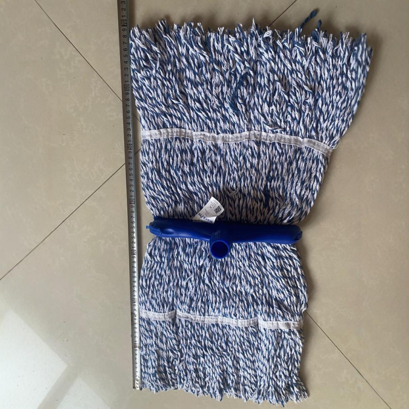 Ploški mop od pamucne gaze s pamucnim vlaknom, glava mopa duga 70 cm, za kućnu i komercijalnu uporabu