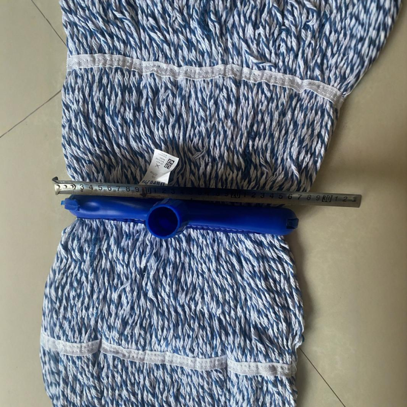 Ploški mop od pamucne gaze s pamucnim vlaknom, glava mopa duga 70 cm, za kućnu i komercijalnu uporabu