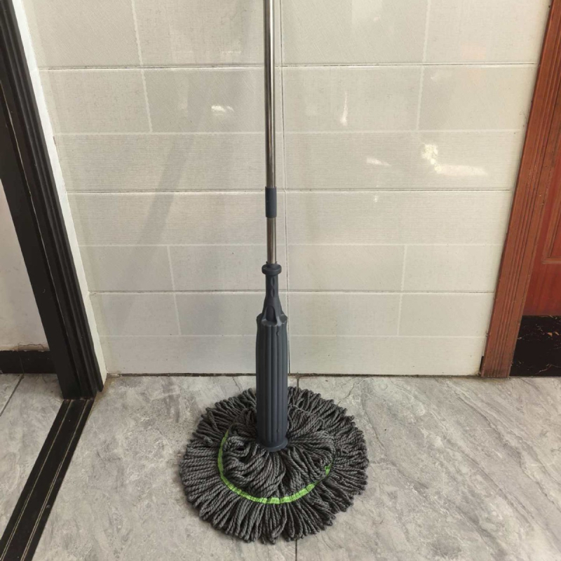 Mop s automatskim iscijeđivanjem, rotirajući za kućnu upotrebu, čišćenje poda bez ruku, upijajući, velikog promjera