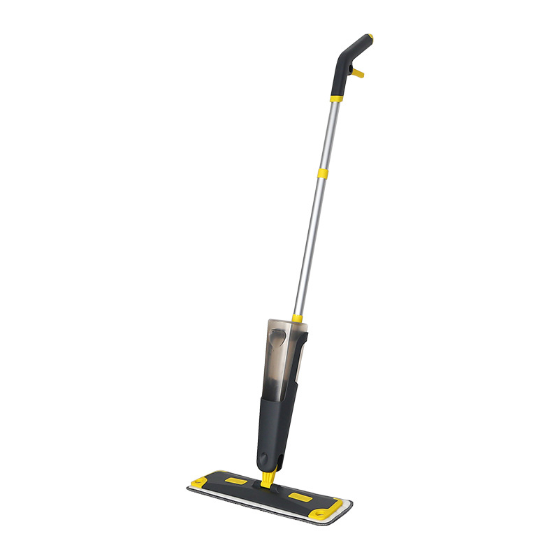 Spray mop za kućne drvene podove s dezinfekcijom, bez dodirivanja rukama, mokro i suho korištenje, mikrovlakna upijaju vodu i štite namještaj