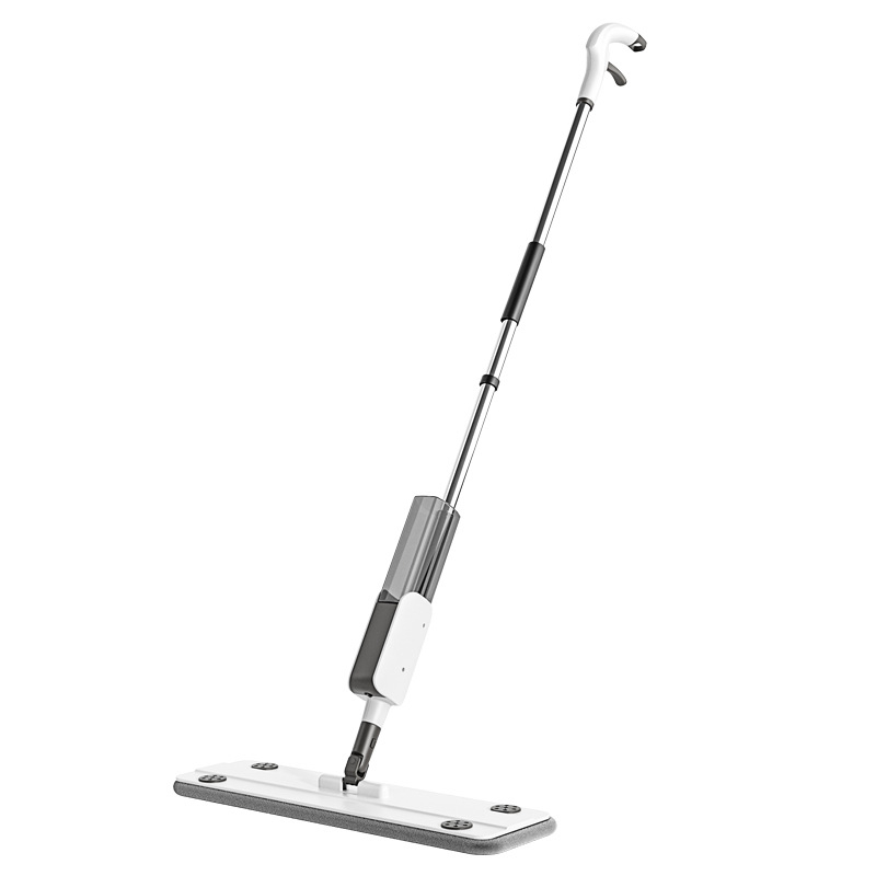 Spray mop za kućne podove – mokro i suho dvostruko korištenje, upijajući zamjenski mop krpa, okretni ravni mop, prilagodljiv