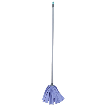 Prilagođena glava mop-a od iglom probijane netkane tkanine, metalna šipka s američkim navojem, okrugla glava, otisak logotipa, zamjenska glava OEM